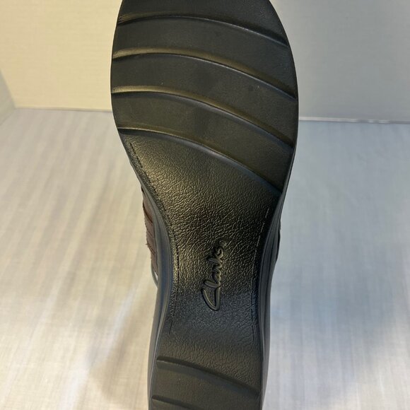 Women's Size 12M Hayla Marina Brown Leather Cuir Marron in Great Shape - Picture 11 of 12